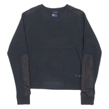 NIKE Womens Sweatshirt Black Crew Neck S