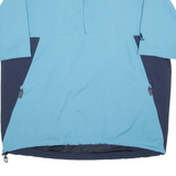 ADIDAS Training Short Sleeve Mens Sweatshirt Blue 1/4 Zip XL