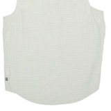 COLUMBIA Womens Shirt Beige Check Sleeveless M