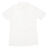 Mens Plain Shirt Beige S