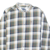WRANGLER Slim Fit Mens Shirt Green Check Long Sleeve 2XL