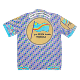 30 Juin 2016 Anniversaire De L Independance Mens Shirt Purple Crazy Pattern M