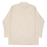 DIOLEN STAN HEMD Mens Plain Shirt Brown Long Sleeve L