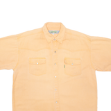 UNDERGROUND Mens Plain Shirt Orange L