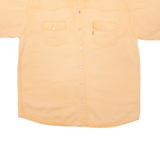 UNDERGROUND Mens Plain Shirt Orange L