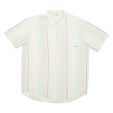 ELLESSE Mens Shirt Brown Striped M