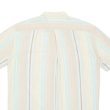 ELLESSE Mens Shirt Brown Striped M
