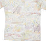 Mens Shirt Purple Crazy Pattern L