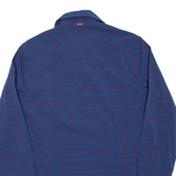MAMMUT Mens Shirt Blue Check Long Sleeve S