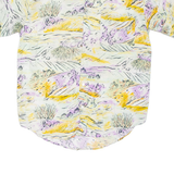 Mens Shirt Yellow Crazy Pattern S