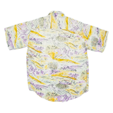 Mens Shirt Yellow Crazy Pattern S