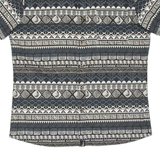 Mens Shirt Black Crazy Pattern M