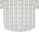 WRANGLER Mens Shirt Beige Check XL