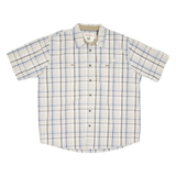 WRANGLER Mens Shirt Beige Check XL