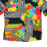 Womens Shirt Black Crazy Pattern M