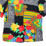 Womens Shirt Black Crazy Pattern M