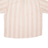 Mens Shirt Pink Striped XL