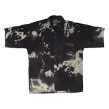 Mens Shirt Black Crazy Pattern ONE SIZE