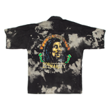 Mens Shirt Black Crazy Pattern ONE SIZE