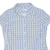 COLUMBIA Womens Shirt Blue Check L