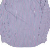 JOOP Slim Fit Mens Shirt Blue Check Long Sleeve M