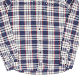 HILFIGER DENIM Mens Shirt Blue Check Long Sleeve M