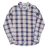 HILFIGER DENIM Mens Shirt Blue Check Long Sleeve M