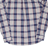 HILFIGER DENIM Mens Shirt Blue Check Long Sleeve M