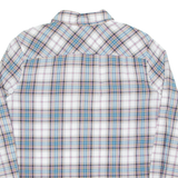 TOMMY HILFIGER Womens Shirt Beige Check Long Sleeve UK 14
