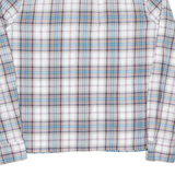 TOMMY HILFIGER Womens Shirt Beige Check Long Sleeve UK 14