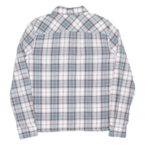 TOMMY HILFIGER Womens Shirt Beige Check Long Sleeve UK 14