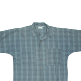 Mens Shirt Green Check L