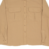 U.S. POLO ASSN Womens Plain Shirt Brown Long Sleeve L