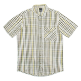 BENCH Mens Shirt Green Check S