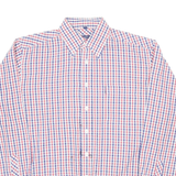 BEN SHERMAN Mens Shirt Blue Check Long Sleeve S