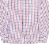BEN SHERMAN Mens Shirt Blue Check Long Sleeve S