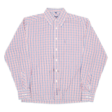 BEN SHERMAN Mens Shirt Blue Check Long Sleeve S