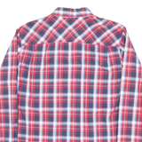 TOMMY HILFIGER Denim Mens Shirt Red Check Long Sleeve XL