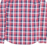 TOMMY HILFIGER Denim Mens Shirt Red Check Long Sleeve XL