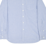 LEVI'S Mens Plain Shirt Blue Long Sleeve M