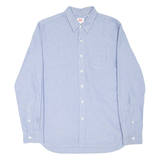 LEVI'S Mens Plain Shirt Blue Long Sleeve M