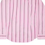 TED BAKER Mens Shirt Pink Striped Long Sleeve L