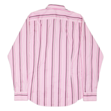TED BAKER Mens Shirt Pink Striped Long Sleeve L