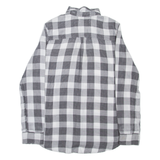 HOLLISTER Womens Shirt Grey Check Long Sleeve S