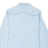 REPLAY Mens Denim Shirt Blue Long Sleeve S