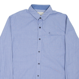 CALVIN KLEIN Mens Shirt Blue Long Sleeve M