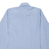 TED BAKER Mens Shirt Blue Pinstripe Long Sleeve XL