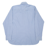 TED BAKER Mens Shirt Blue Pinstripe Long Sleeve XL
