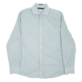 TOMMY HILFIGER Slim Fit Mens Shirt Green Long Sleeve M