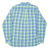 TOMMY HILFIGER Mens Shirt Green Check Long Sleeve M